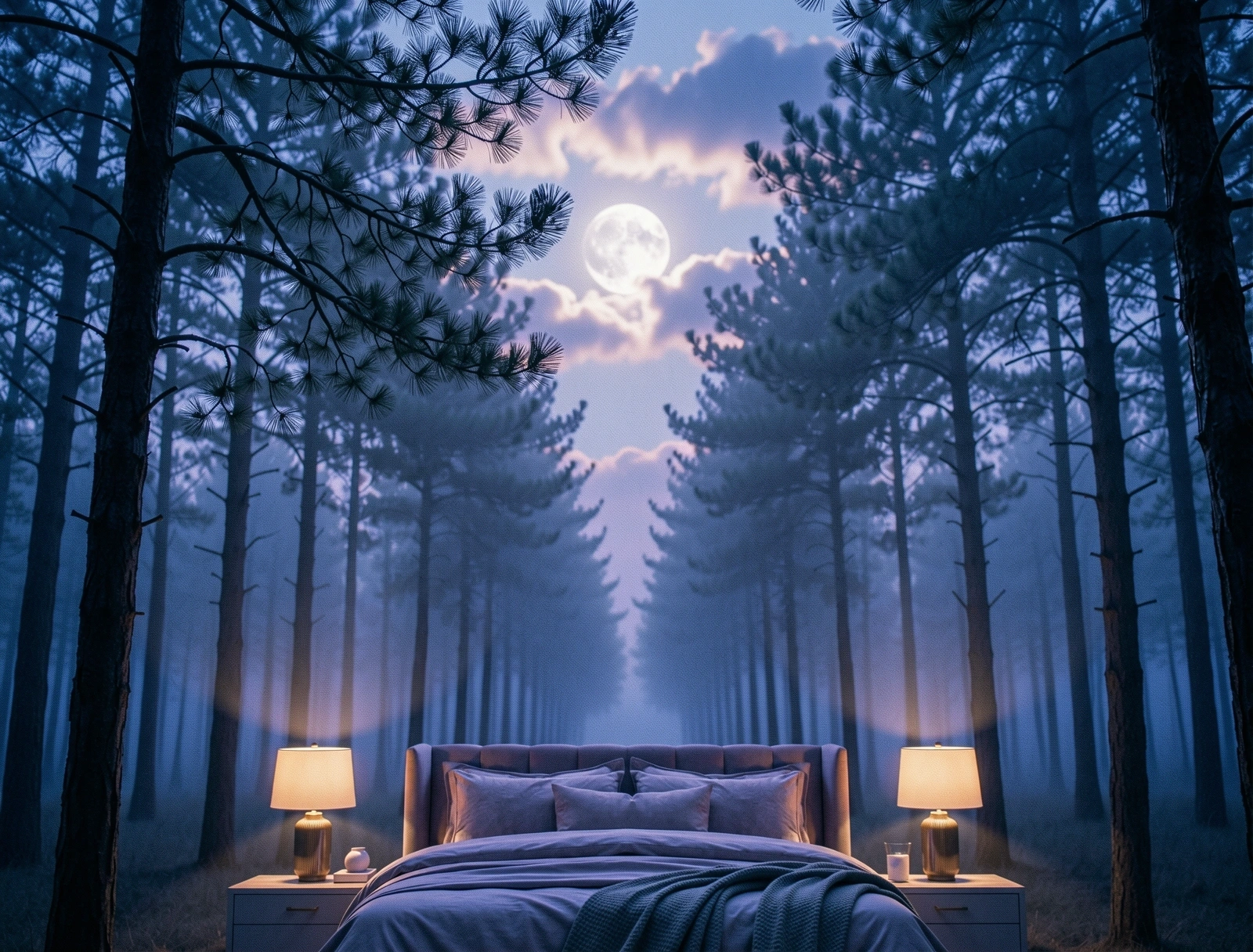 Atmosphärische Ruhe der Natur
